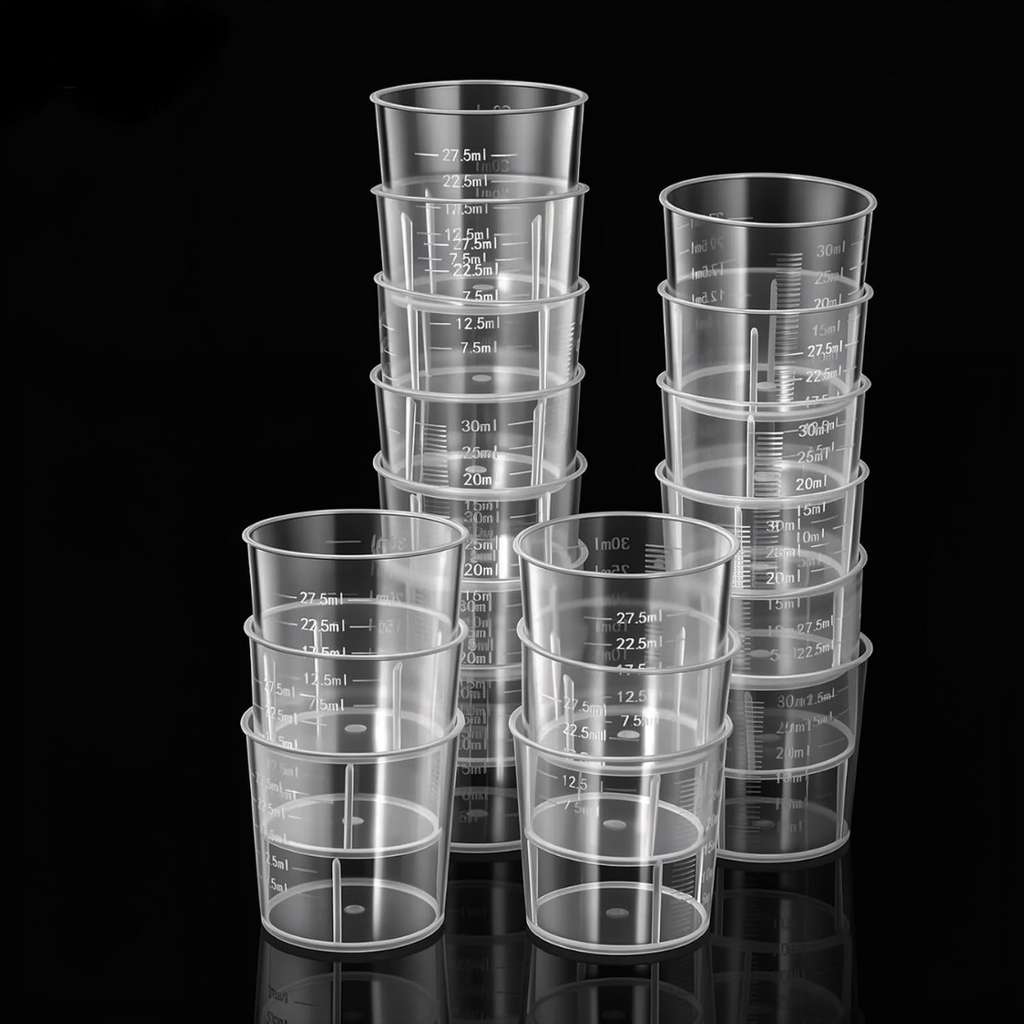 Mini tasses de mesure liquide