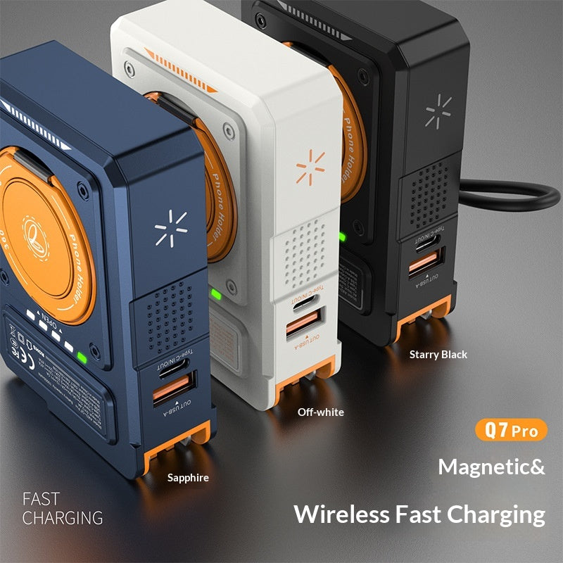 10 000 Mah Portable Power Bank avec charge et support super rapide 225W intégré