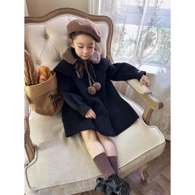 Élégants enfants académiques mi-long Mignon et mode