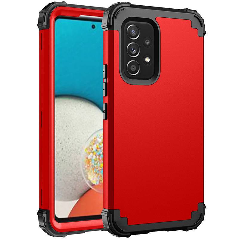 Silicone PC 3-en-un Étui de téléphone tout inclus résistant à la chute