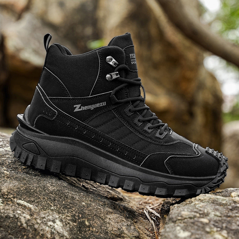 Bottes pour hommes pour le sport occasionnel de plein air et confortable usure épaisse