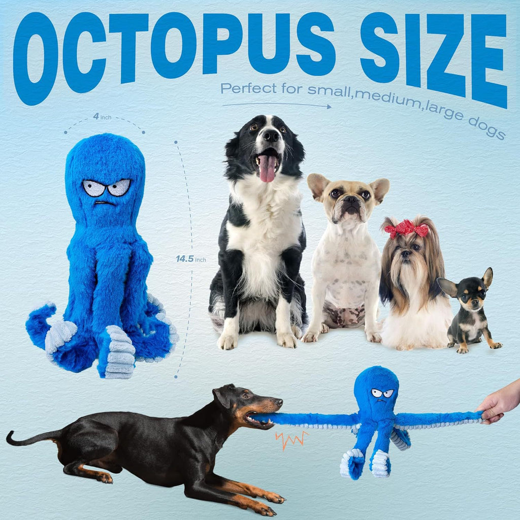 Jouets à mâcher pour chiens farcis Jouets à mâcher gros jouets pour chiens pour les garder occupés Jouets interactifs squeaky Tug
