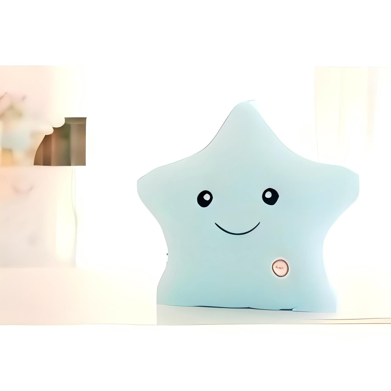 34CM Jouet coloré en peluche d'oreiller cinq pointes