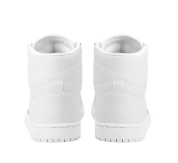 Chaussure de basketball en dentelle blanche haut de gamme personnalisable