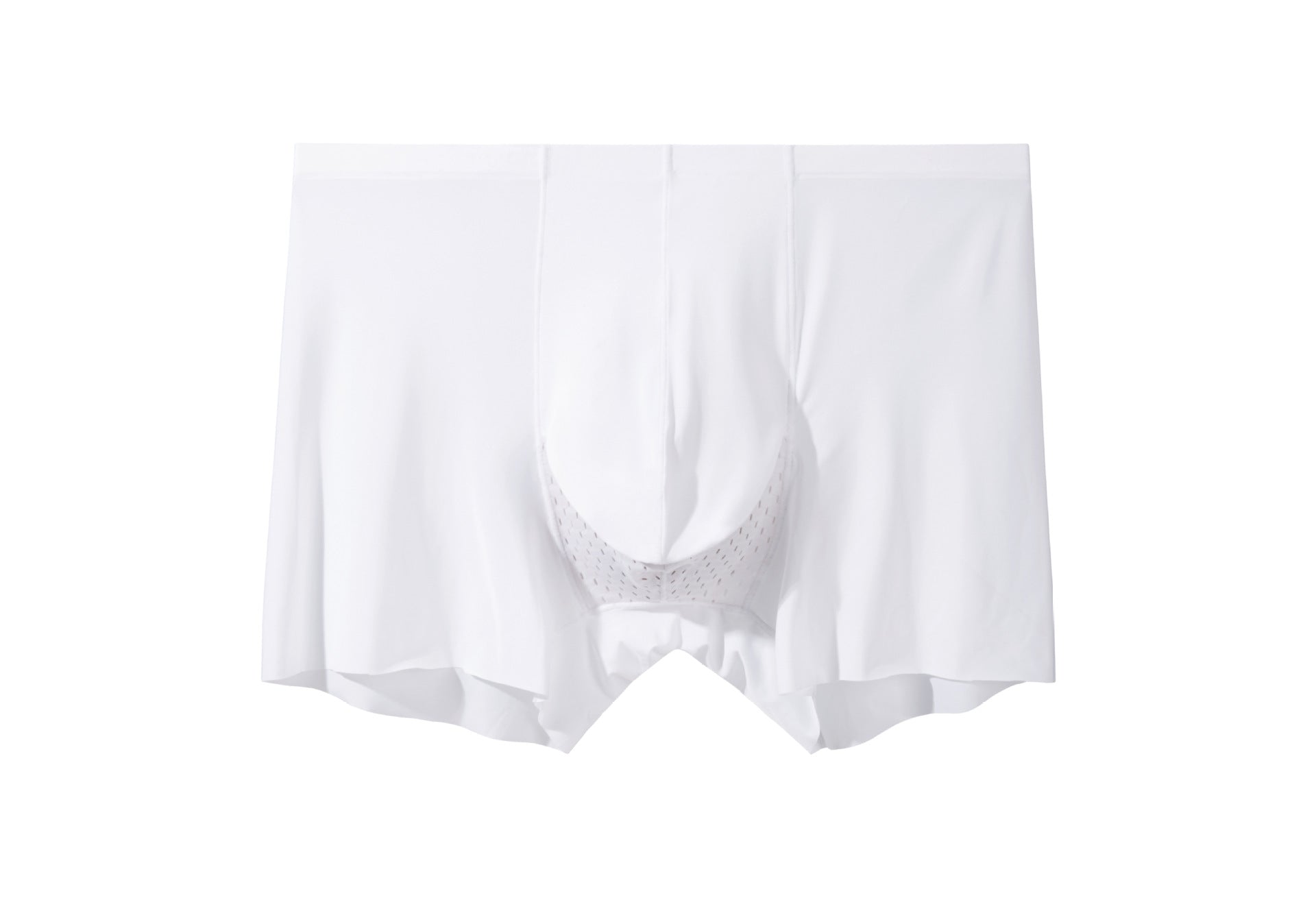 Ice Silk Bullet Separation Sous-vêtements pour hommes Boxers mince respirant Sexy Quatre-corner Short