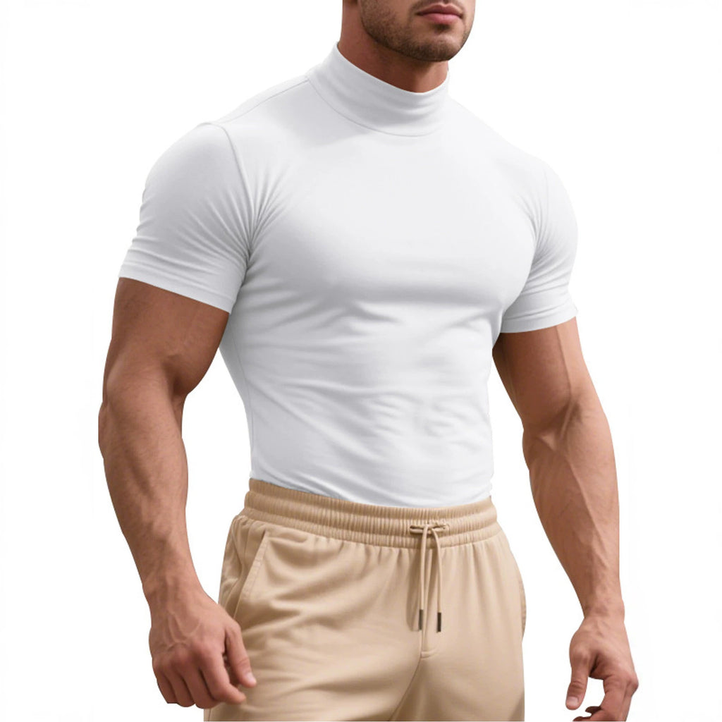 T-Shirt à manches courtes pour hommes à col court