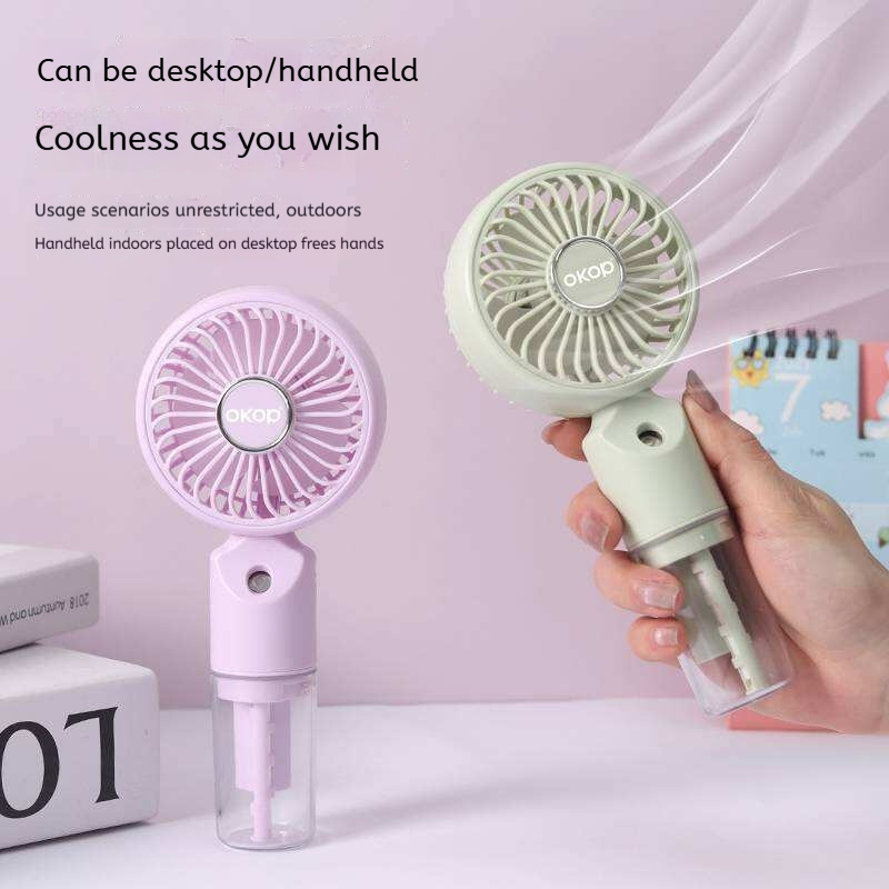 KP-F31 Eventail à main pour malentendants Mini ventilateur USB portable pour les étudiants à l'extérieur