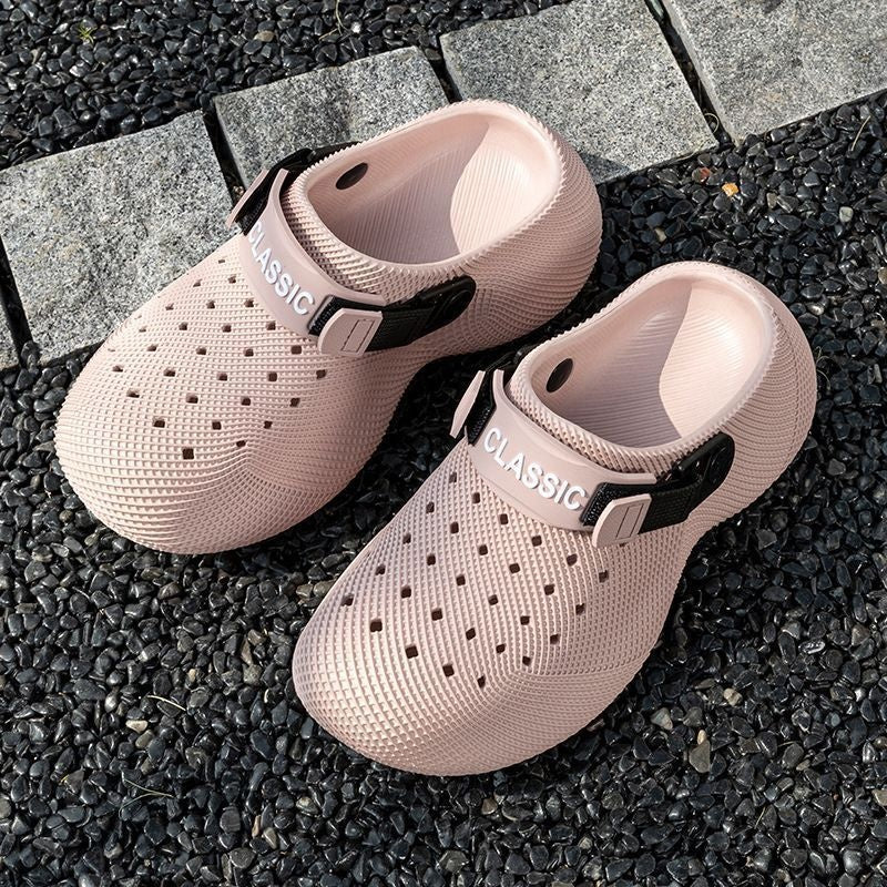 Hommes EVA non glissant Chaussures de plage à semelle épaisse pour l'usure extérieure