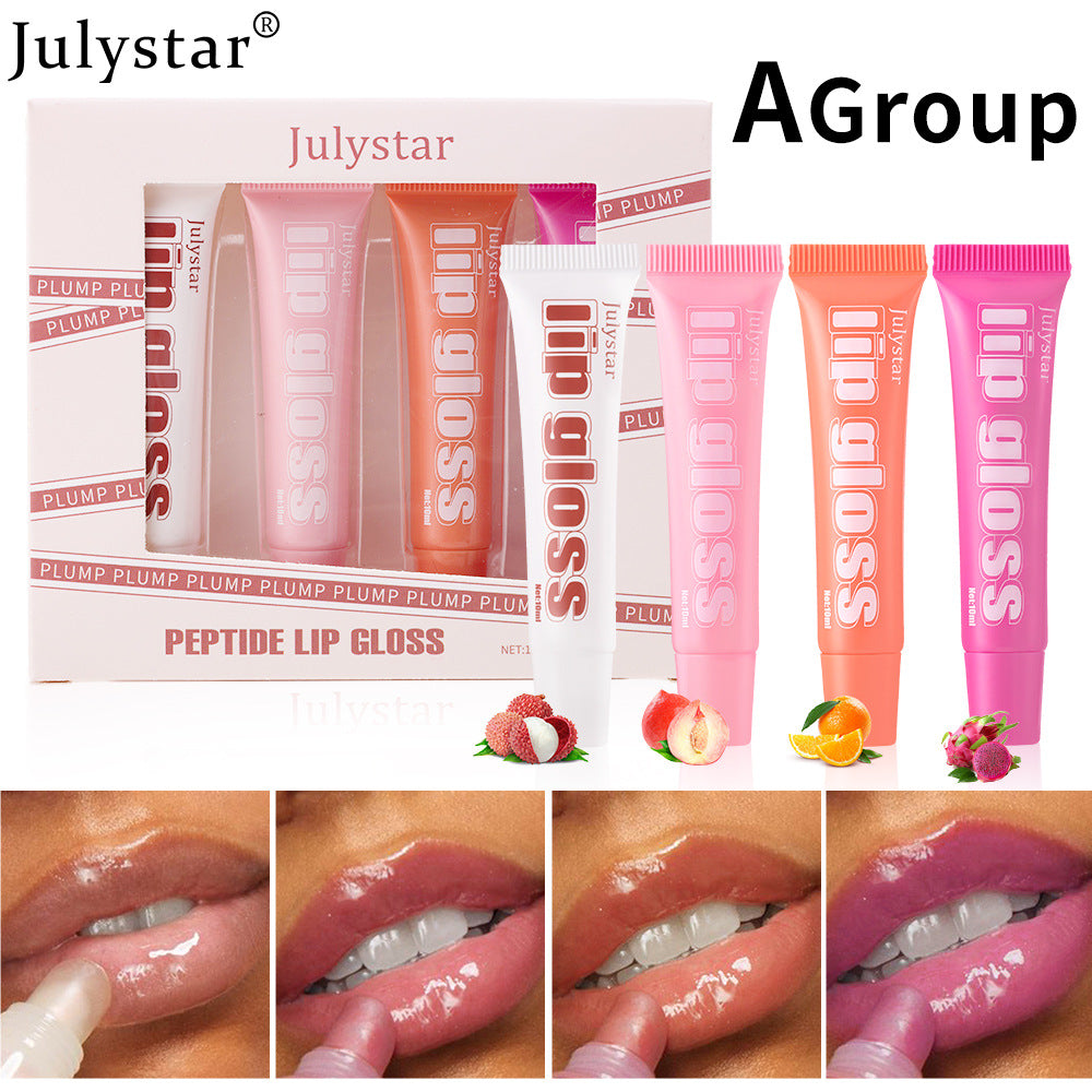Lip Moisturizer Fruit Flavoring Lip Honey 4 Pieces Set Hydrating Lip G
