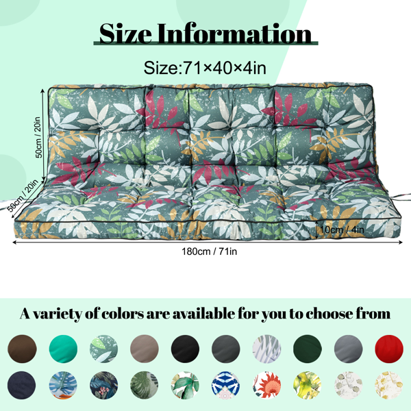 Coussins oscillants extérieurs 70 pouces
