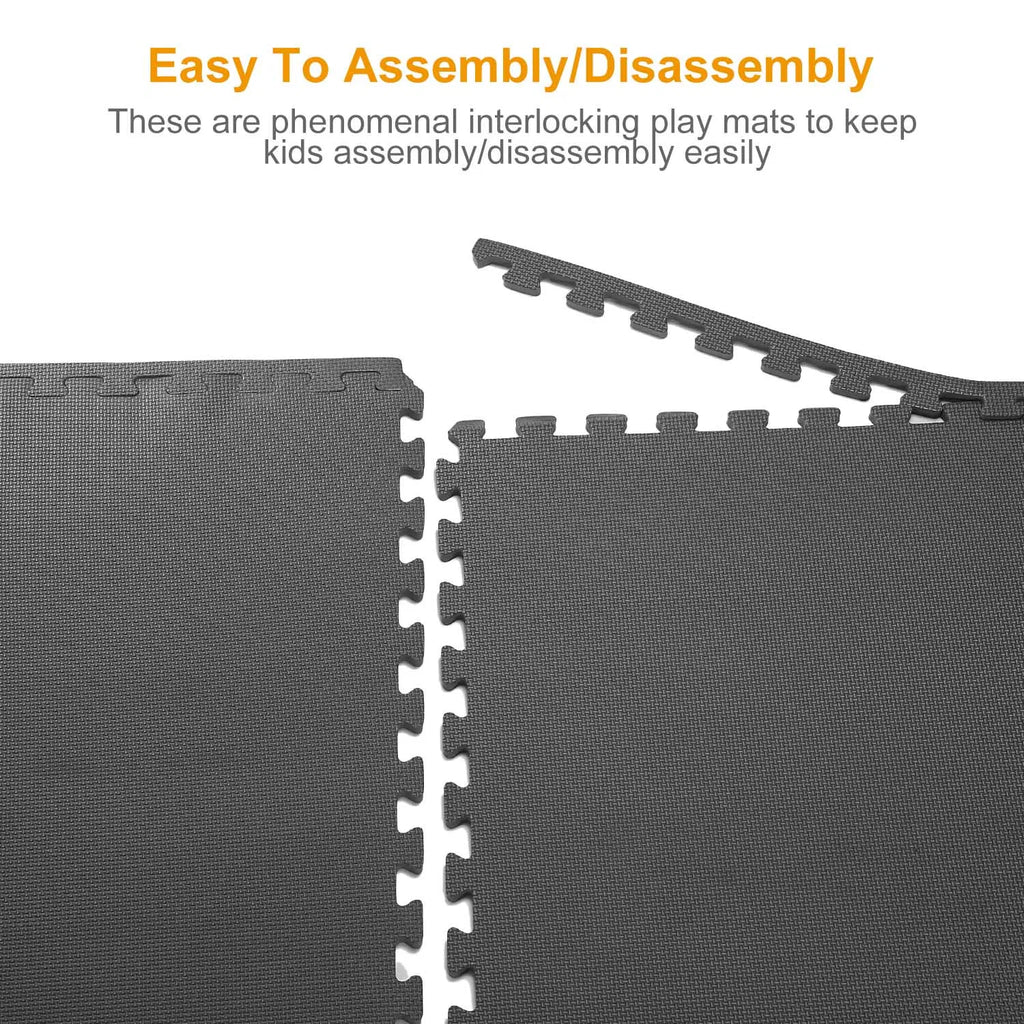 Puzzle Exercise Mat Mousse Gym EVA Mat Interlocking Tiles Sol de protection pour l'équipement de gym