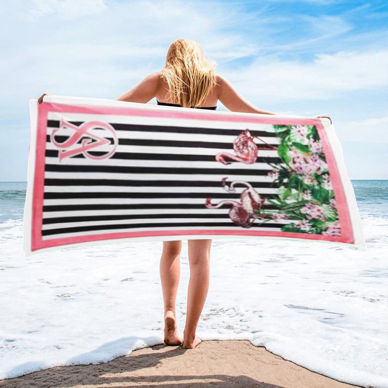 Serviette imprimée Seaside Vacation Beach Serviette de bain