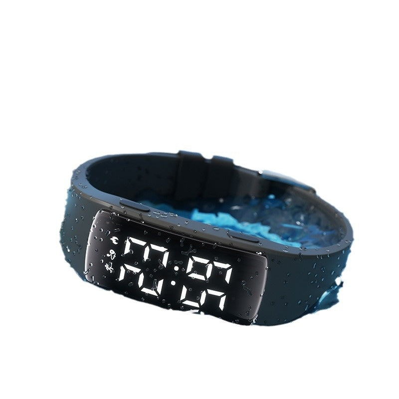 Horloge d'alarme de vibration Smart Waterproof Montre électronique