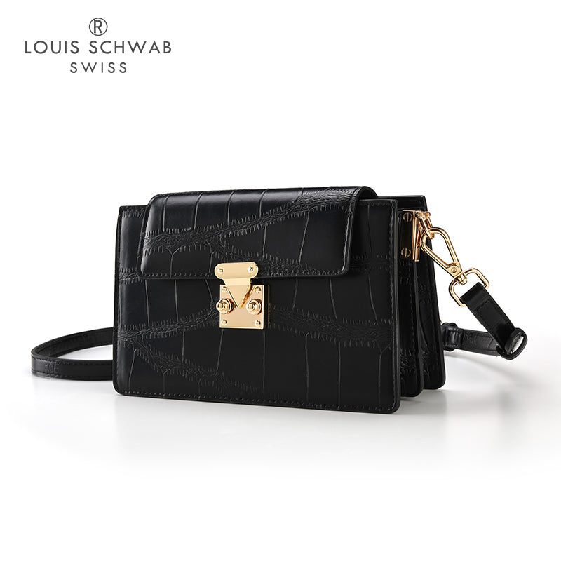 Sac à main pour femmes Louis Schwab Minimalist Compact Pourtant un petit carré moderne et sophistiqué