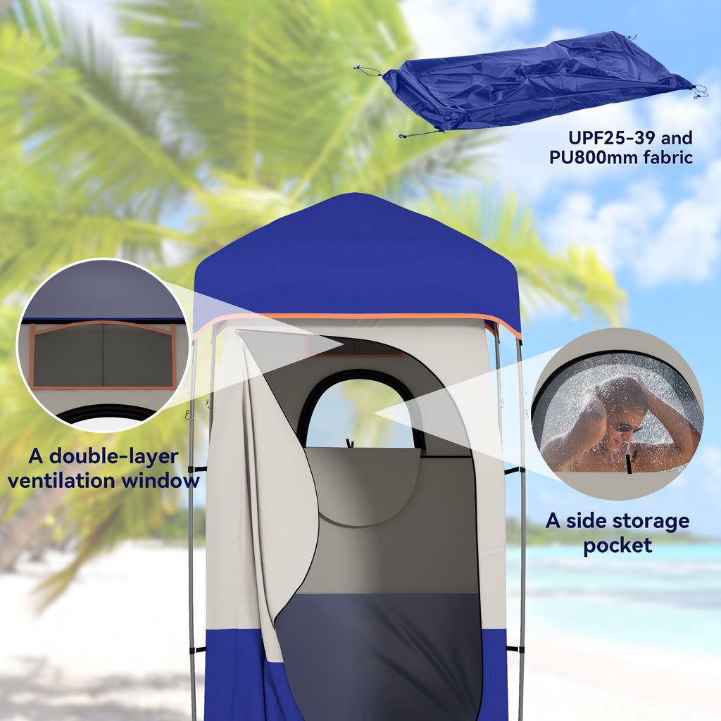 Camping shower tent