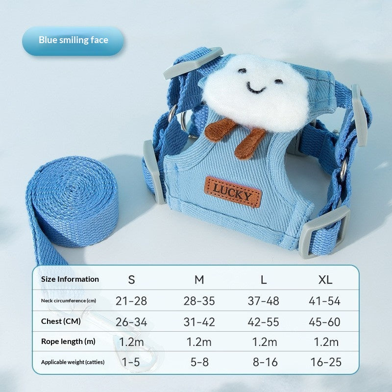 PrintempsÉté Respirant Denim Pet laisse