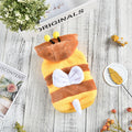 Costume d'automne de chat et d'hiver chaud d'abeilles Costume moyen grand chien manteau