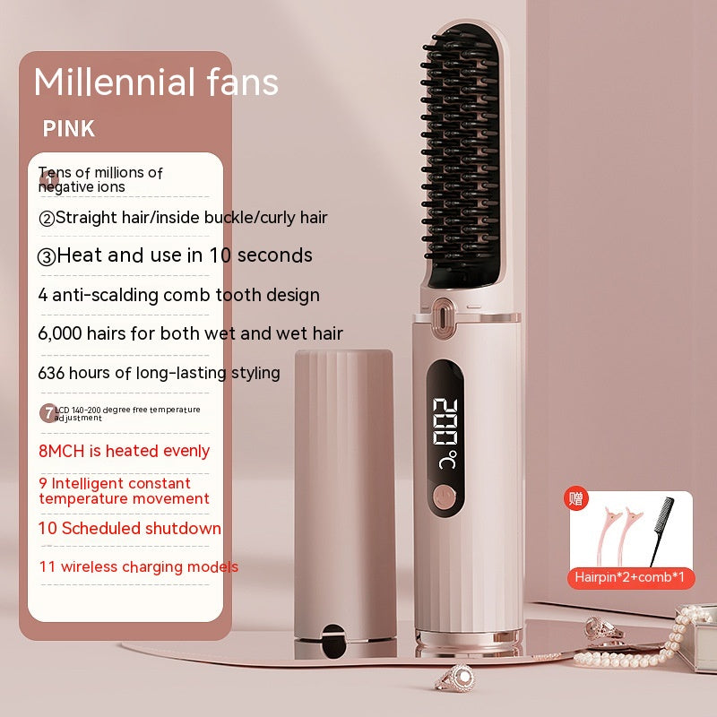 Charging Wireless Straight Portable Mini Power Generation Comb