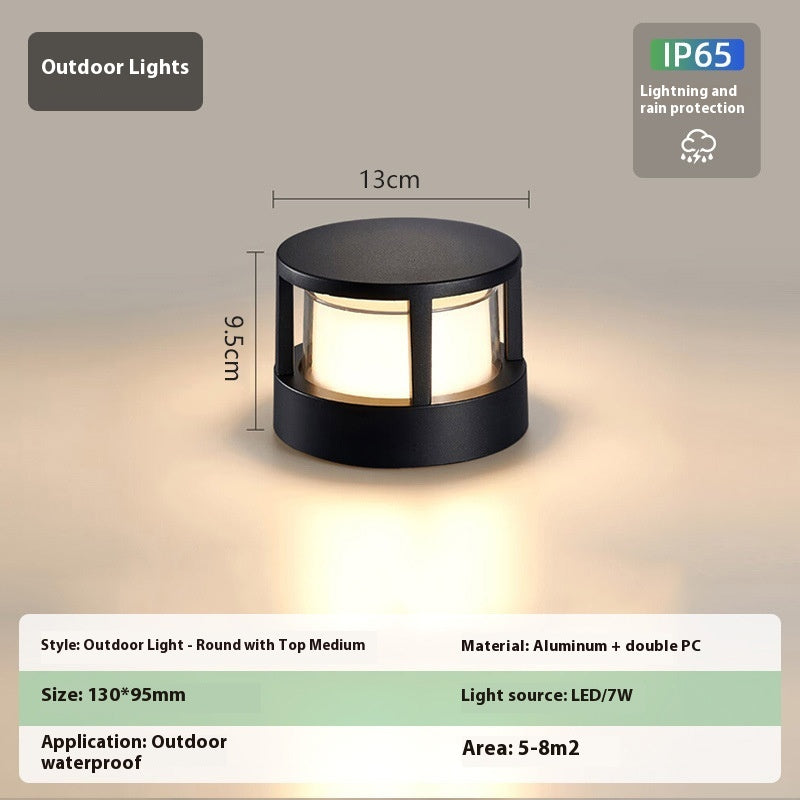 Lampe murale extérieure en aluminium