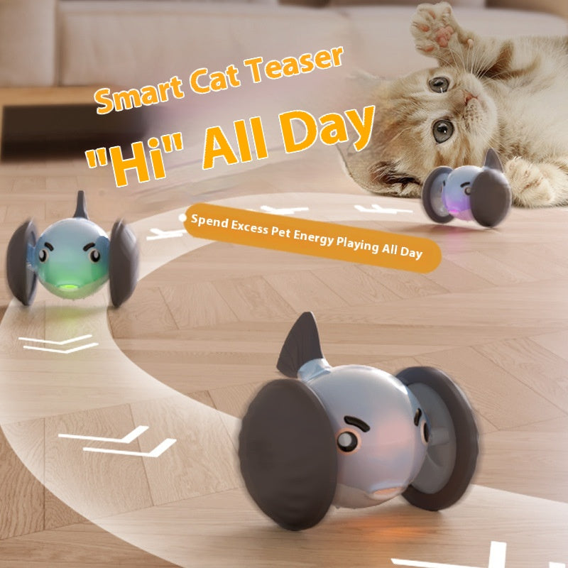 Animaux de sport intelligent voiture de marche chat de marche chien auto-salon soulageant jouet