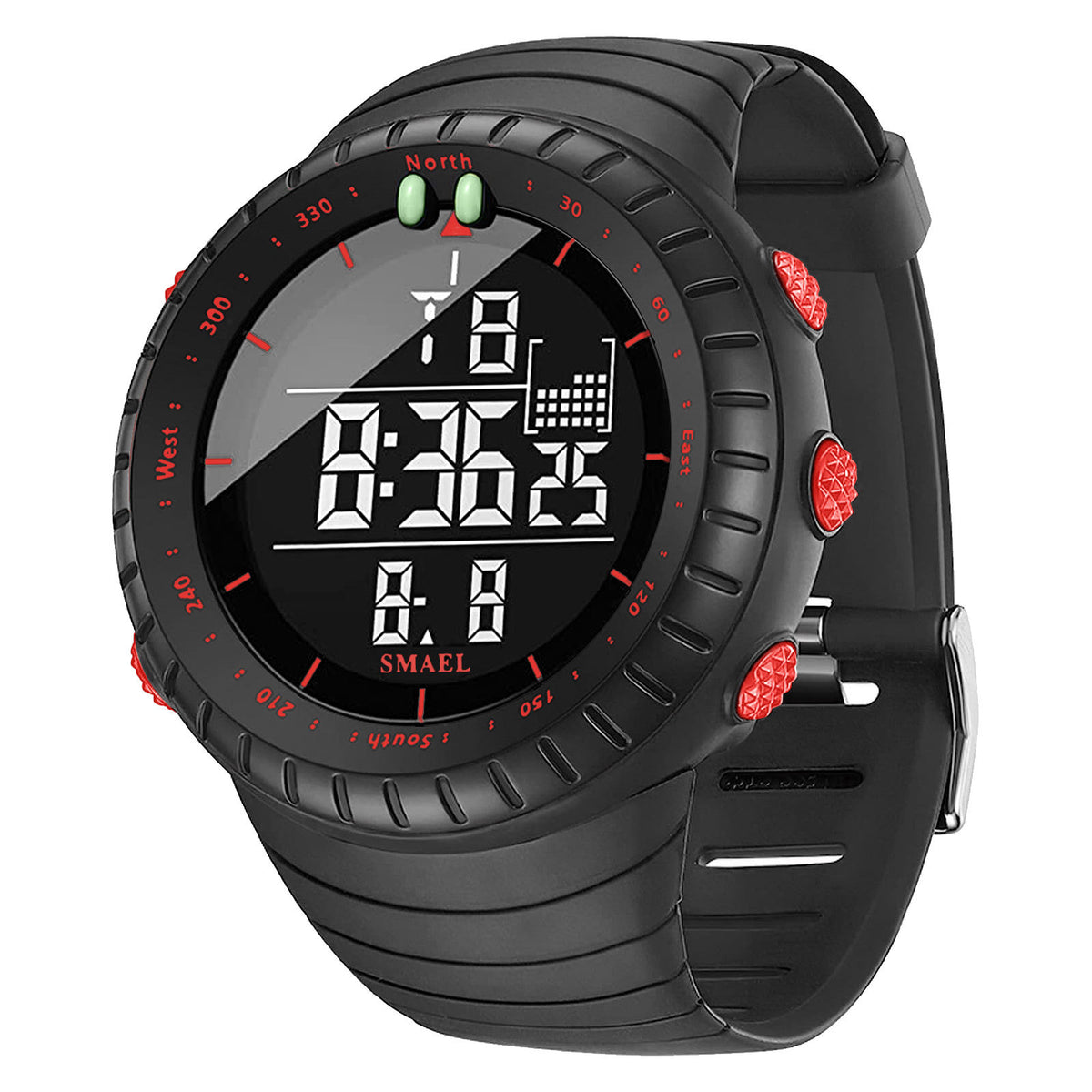 Homme Multifonctionnel Sports Montre électronique