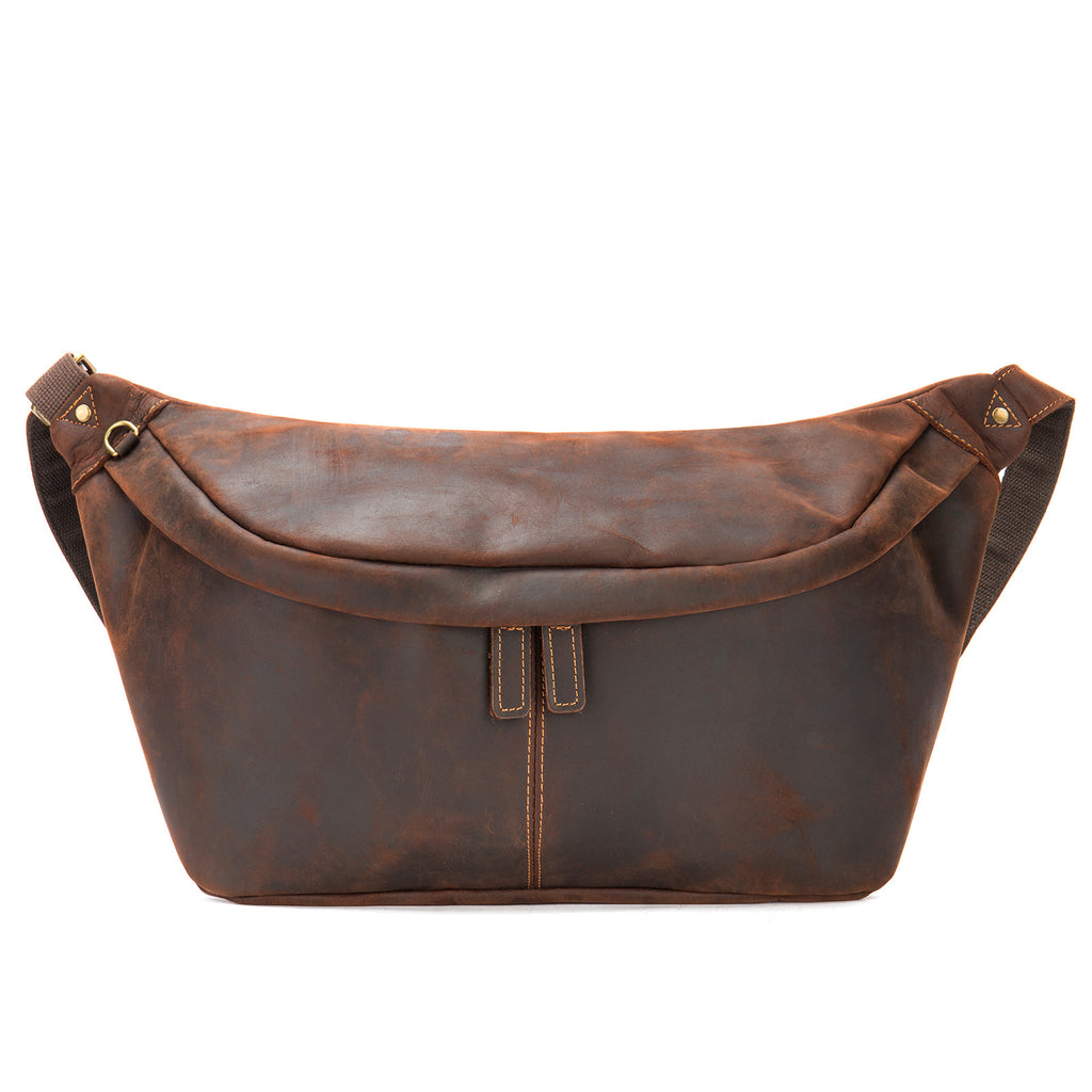 Sac Messenger Homme Sports Cuir Extérieur