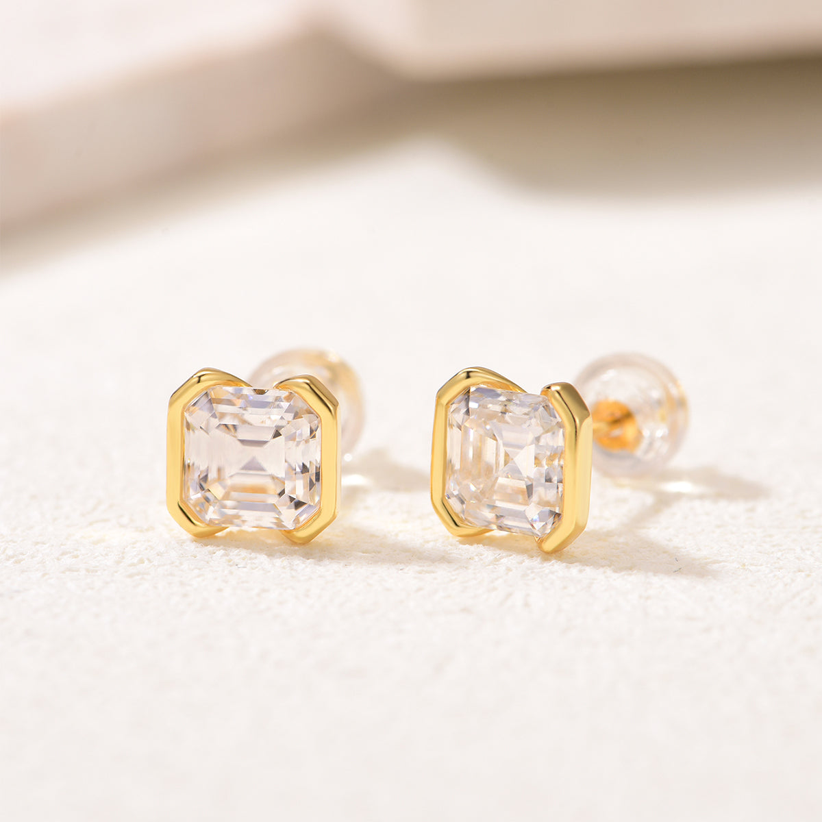 S925 Boucles d'oreilles de taille d'âne en argent sterling