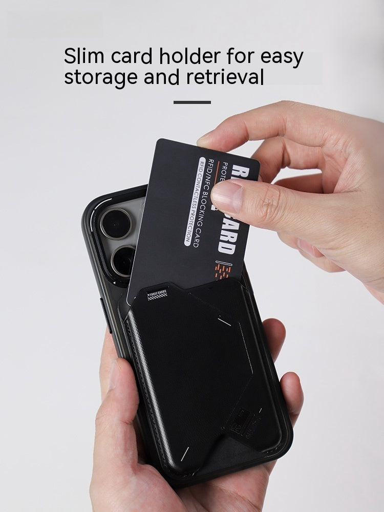 Porte-cartes magnétique Flip G02 Porte-porte-porte-porte-porte-porte-porte-porte-porte-porte-téléphone mobile pliant deux en un Ul
