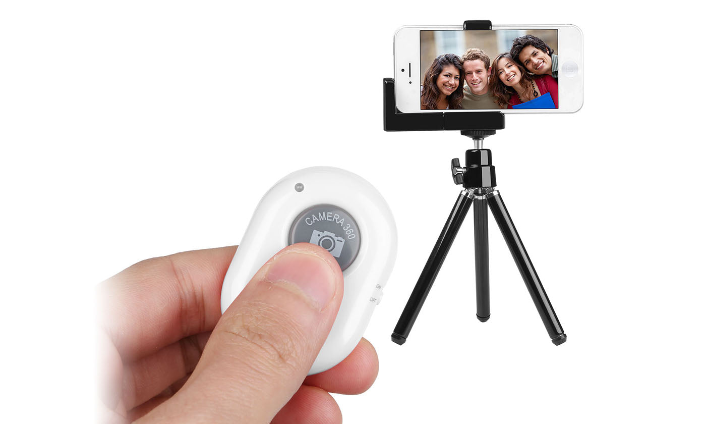 Contrôleur à distance sans fil unique 1Pc pour appareils Android et IOS Inclure seulement 1 W