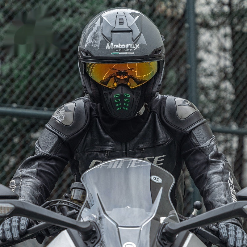Moto Headgear Cycling Masque chaud visage complet coupe-vent Automne et hiver polaire extérieur