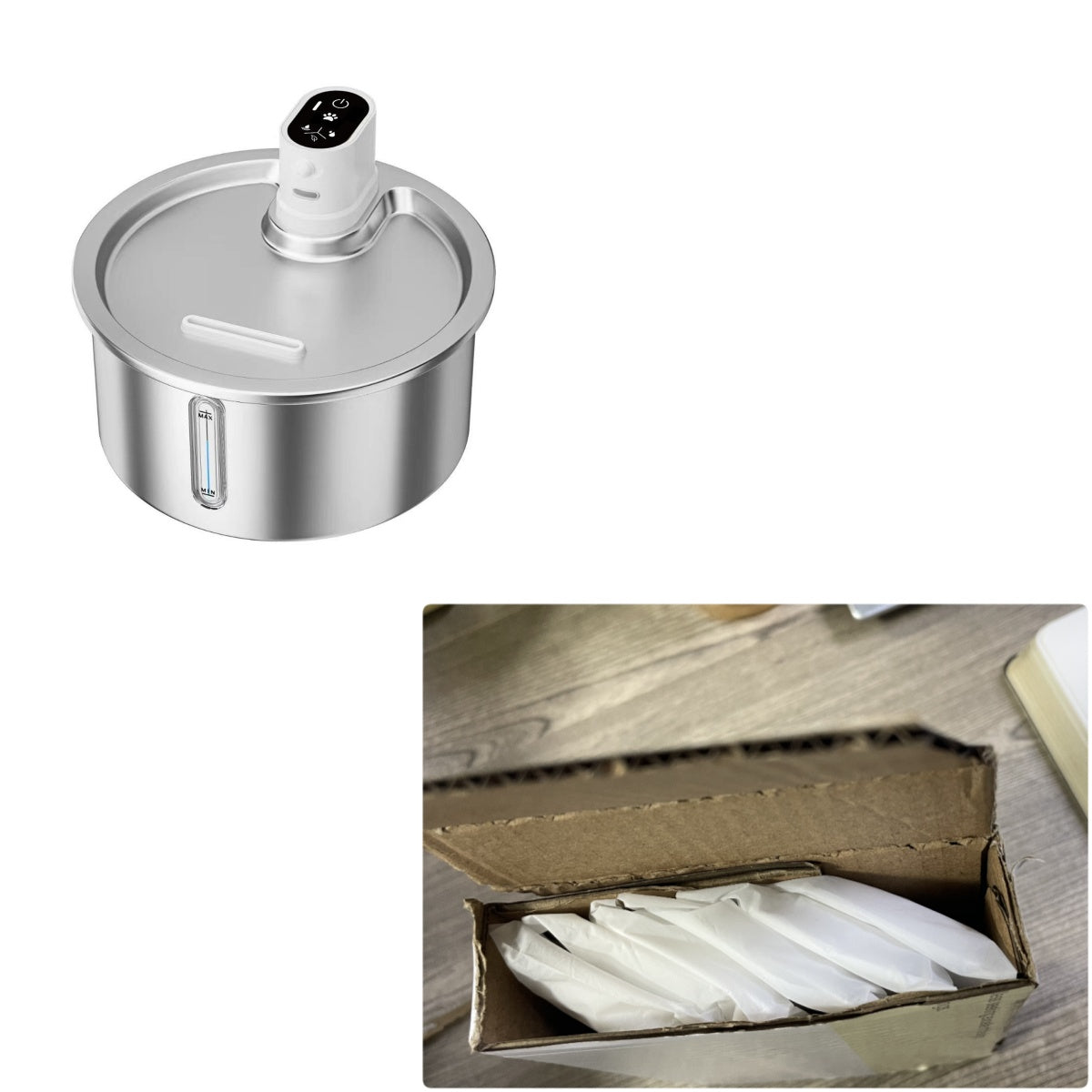 Robinet d'eau Cat Acier inoxydable Cycle de chauffage à température constante