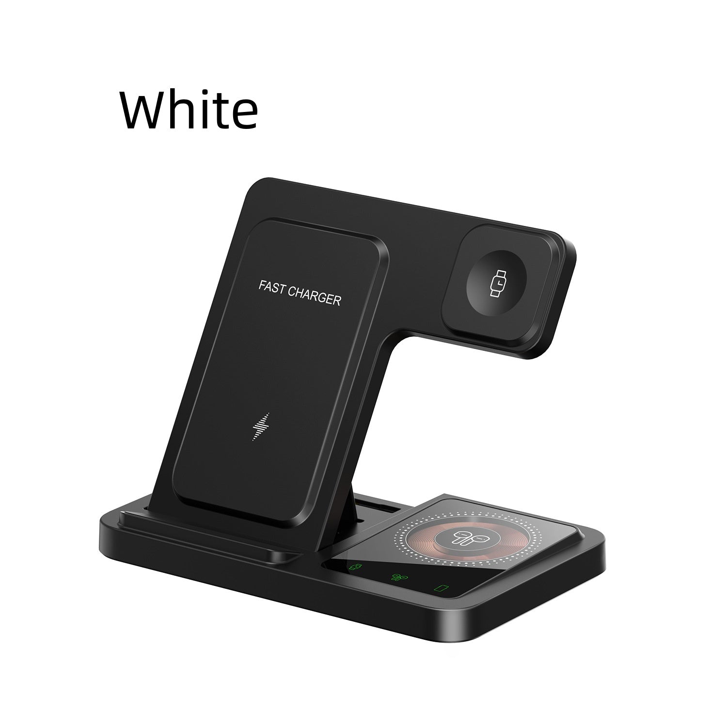 Chargeur sans fil trois en un pour Iphone15 Set de recharge rapide Iwatch Watch Casque B