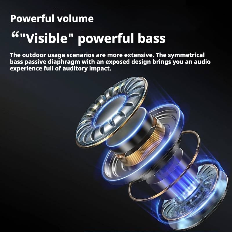 KP-595 Haut-parleur Bluetooth portable Mini haut-parleur avec support d'accueil subwoofer longue durée de vie de la batterie