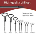 51-Piece Mini Drill Bit Set: Precision Pin Vise Hand Drill with 48 Drill Bits (0.5