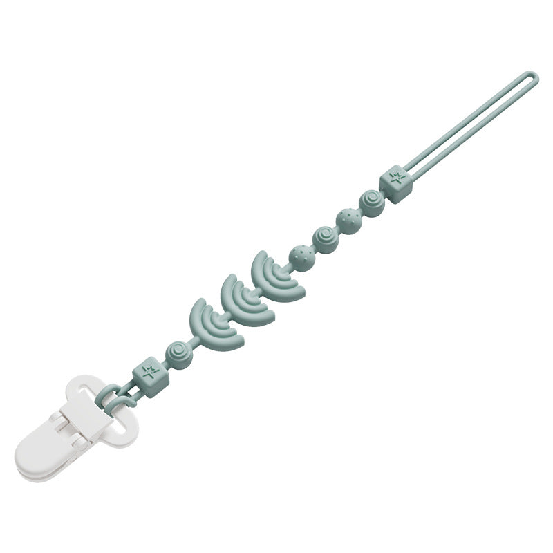Enceinte de chaîne anti-goutte en silicone pour bébés