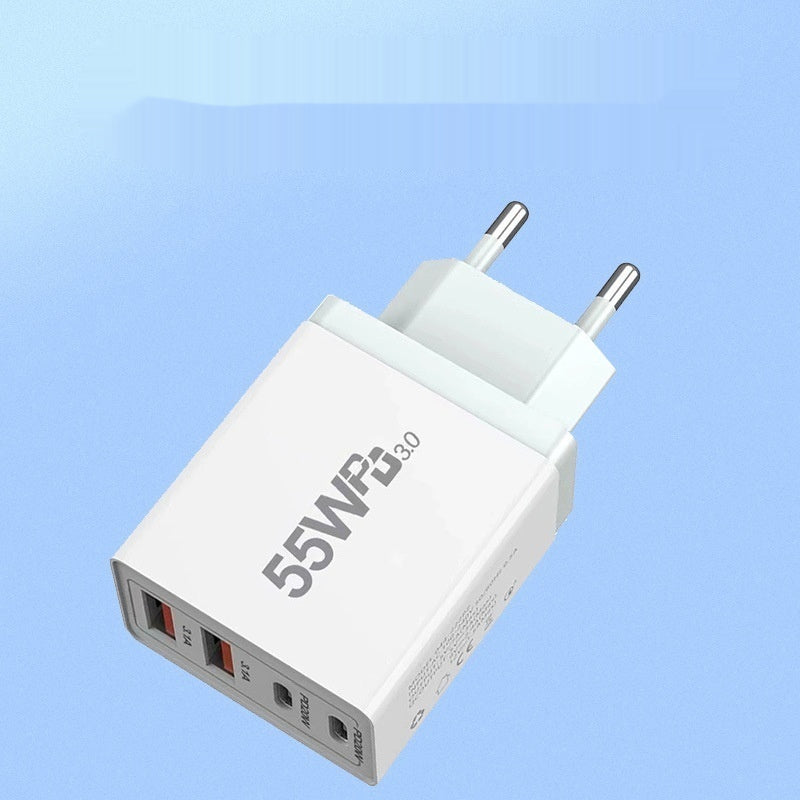 Prise de recharge mobile USB multi-port 55W