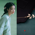 Style ancien Han vêtements chinois fait main Updo épingle à cheveux