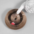 Chat poste de scratching avec pièces magnétiques Versatile carton ondulé et accordéon D