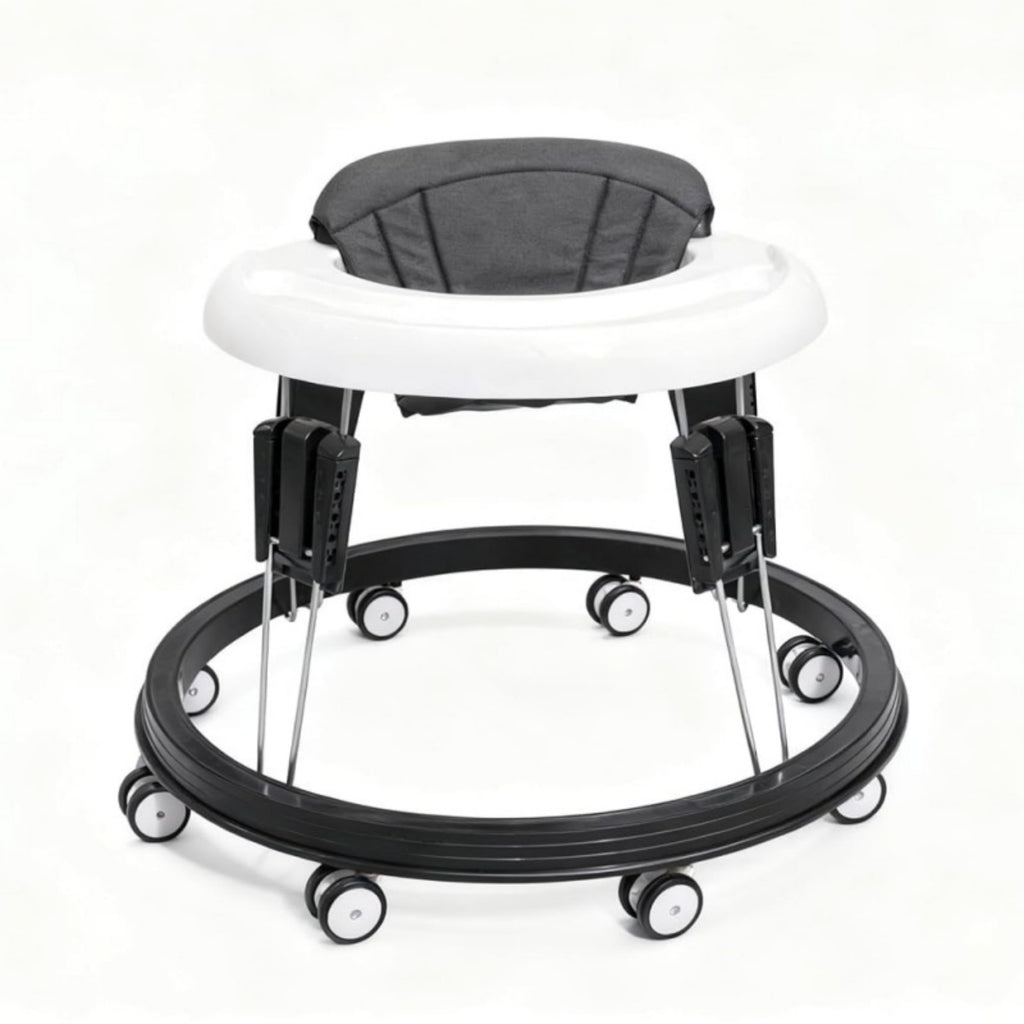 Portable Baby Walker Activité Toddler Première étape Poussez le long de la promenade Bouncer pliant