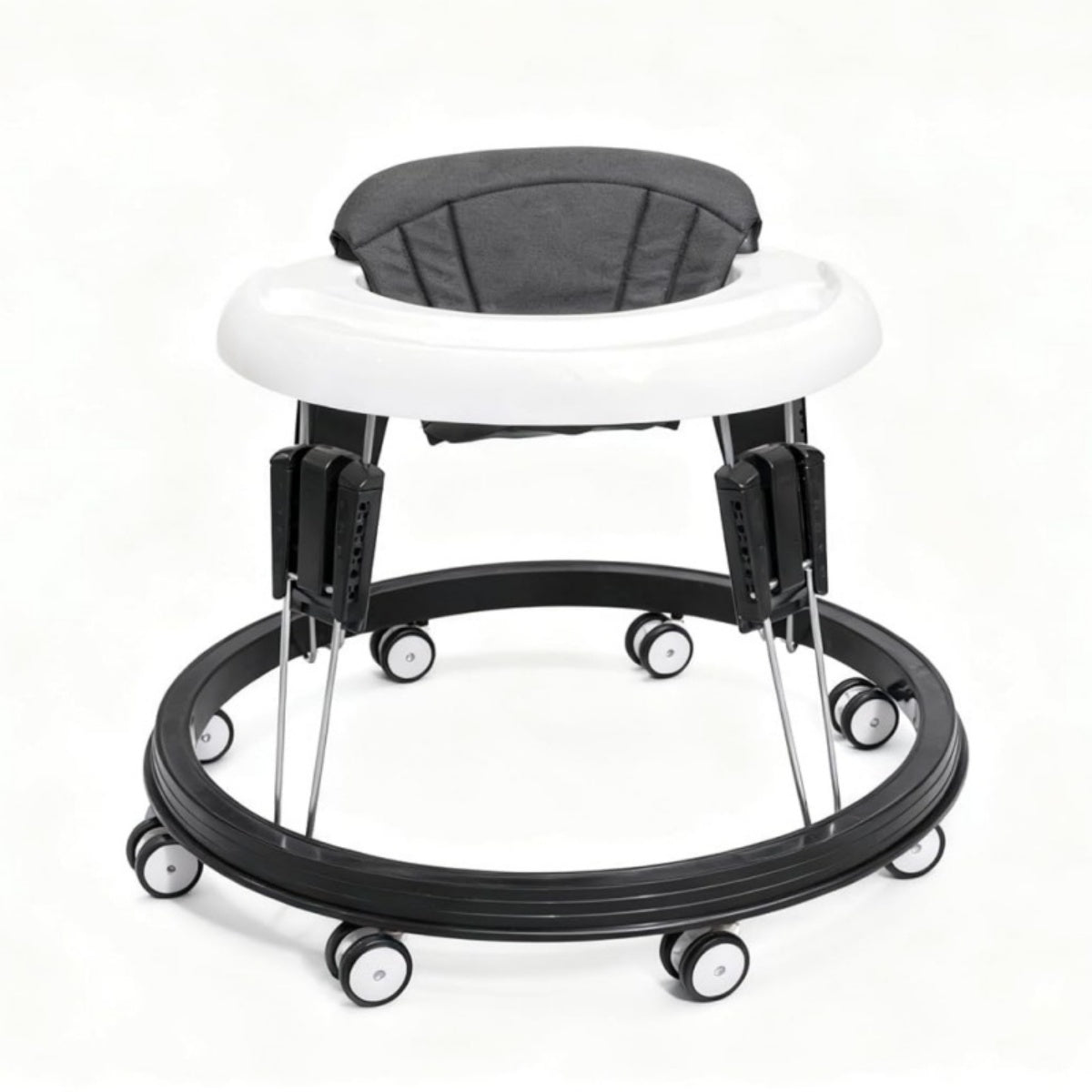 Portable Baby Walker Activité Toddler Première étape Poussez le long de la promenade Bouncer pliant