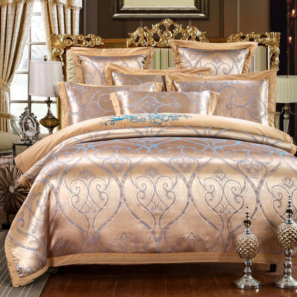 Couverture matelassée en coton Jacquard de style européen