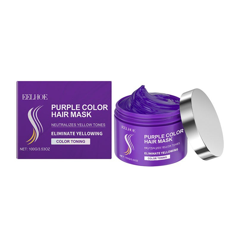 Masque kératine pour cheveux violet