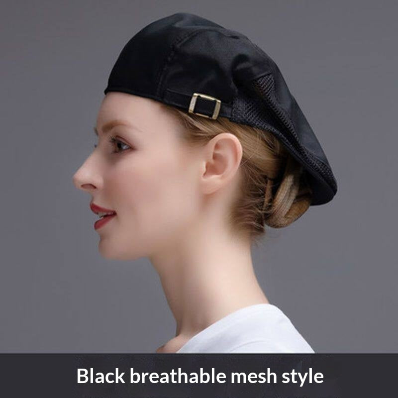 Beret de travail respirant pour le personnel de cuisine et salle à manger
