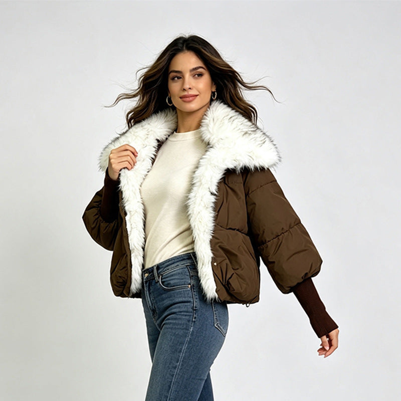 Manteau pour femmes de Parka doublé de laine