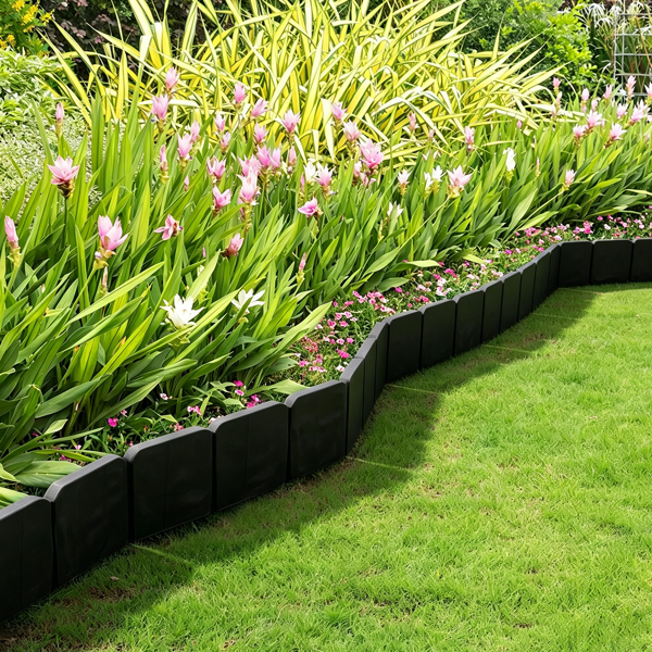 Edging de pelouse en plastique