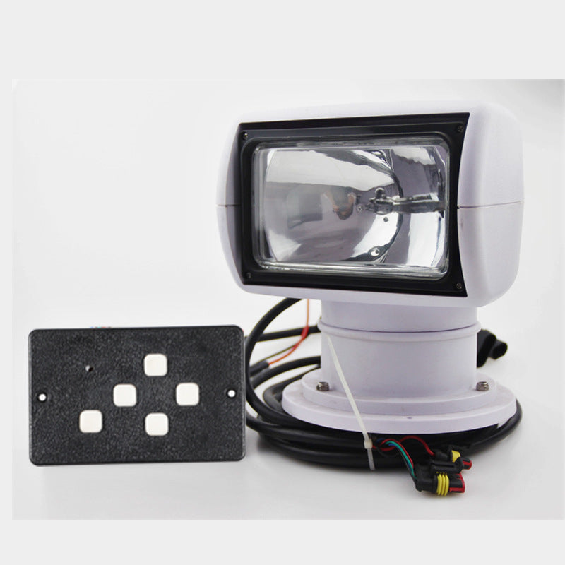 Bateau Télécommande Spotlight Camion Marine Remote Searchlight 12V 100W Ampoule