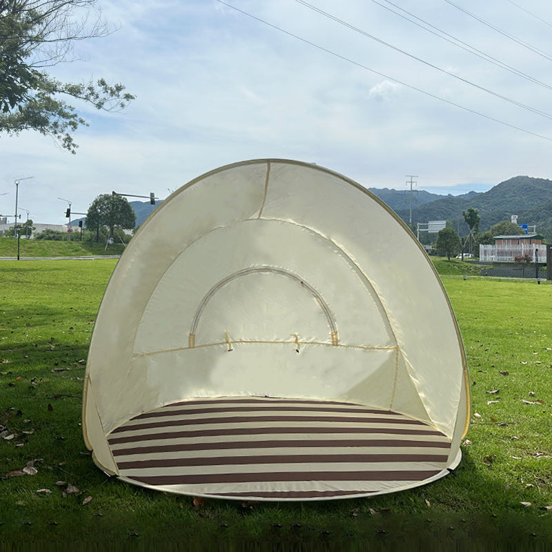 Tente de plage Camping en plein air Protection solaire Tente pliante simple Tente ouverte rapide pour les intérieurs