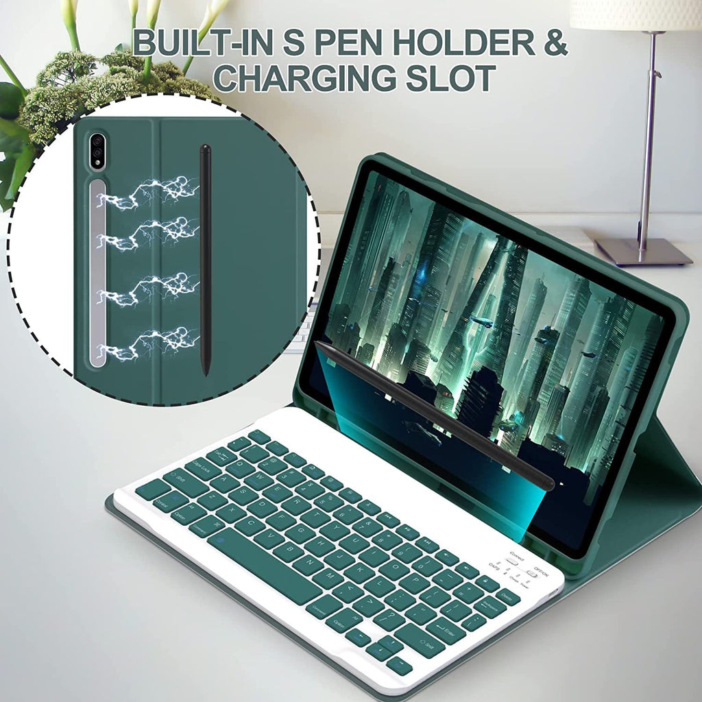 Housse de protection en cuir de cache-clavier Bluetooth