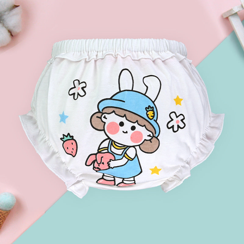 Short de style coréen Slip pour enfants Sous-vêtements pour filles sans Pp