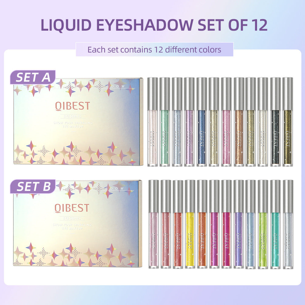 QIBEST Diamond Eyeshadow liquide perlescent Highlighter